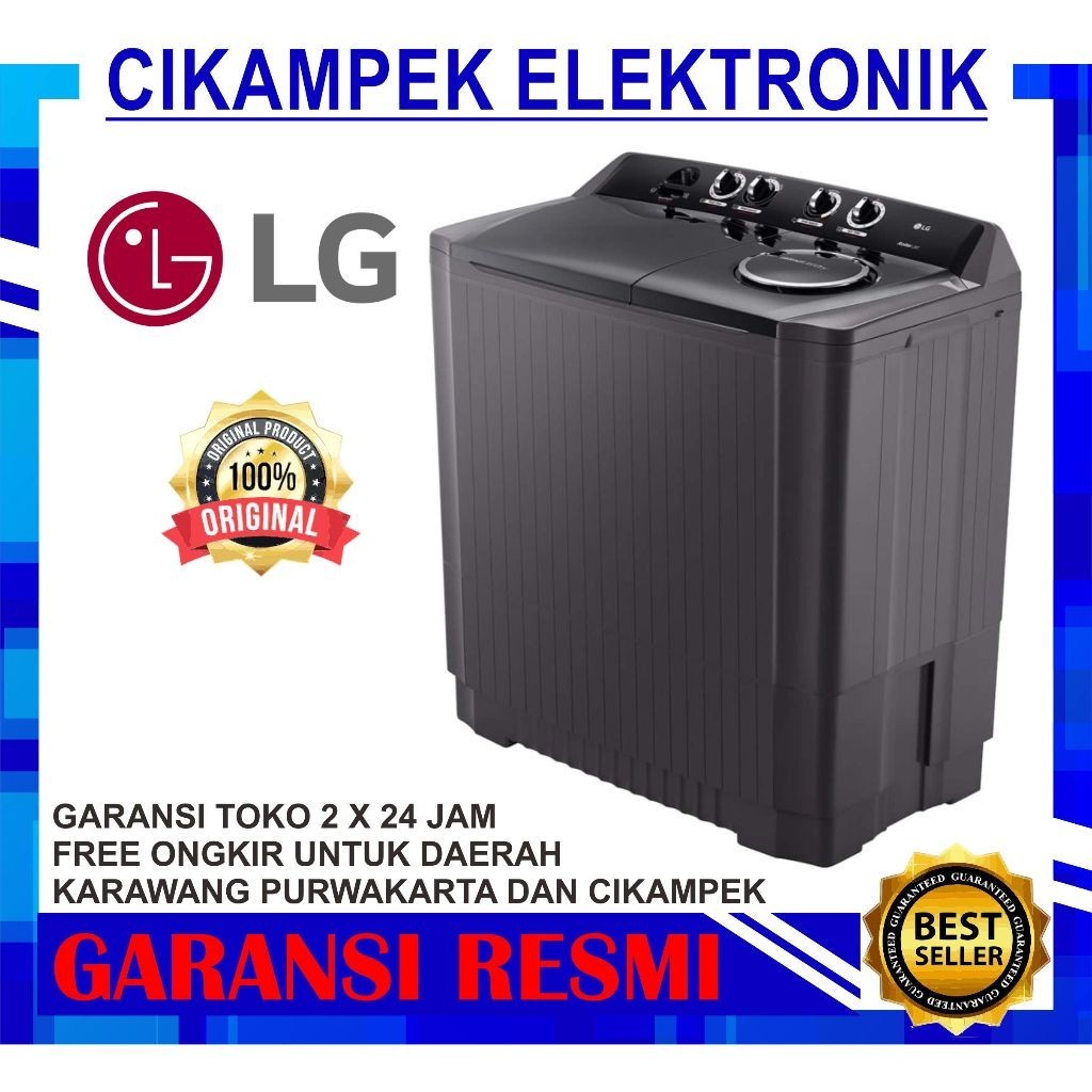 Jual Mesin Cuci LG 14Kg P1400RTM 2 Tabung New Design 14 Kg P 1400 RTM ...