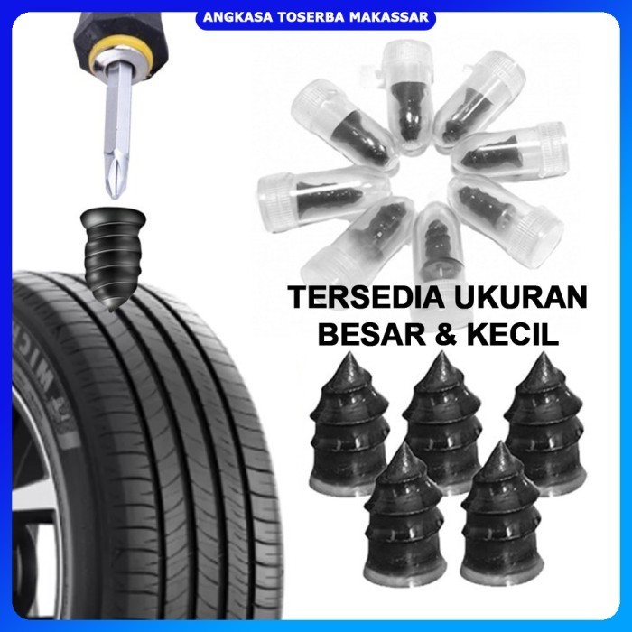 Jual Sekrup TAMBAL BAN Alat Paku Obeng Baut Mur Karet Anti Bocor Motor ...
