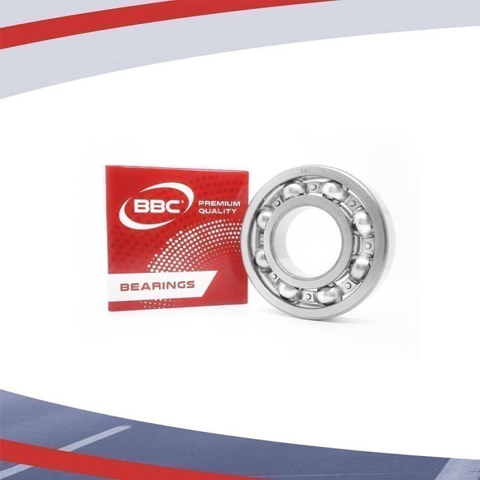 Jual Bearing 6200 ZZ BBC 10 x 30 x 9 mm Laher Tutup Plat Besi Double ...