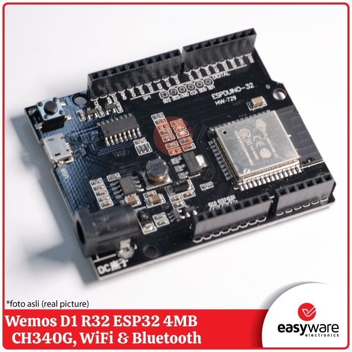 Jual DC99 WEMOS D1 R32 ESP8266 WEMOS D1 R32 ESP32 WIFI BLUETOOTH ...