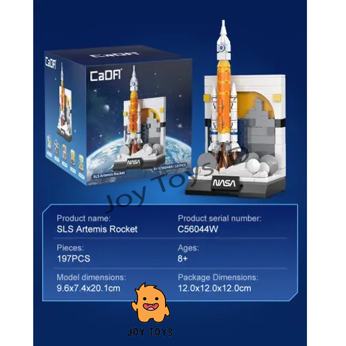 Jual JOY TOYS Mainan Anak Brick Cada NASA Rocket Roket SLS Artemis 197 ...