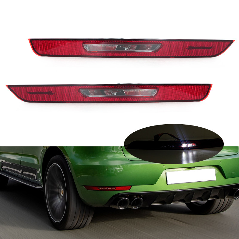 Jual For Porsche Macan 2015-2019 Rear Bumper LED Tail Stop Light ...