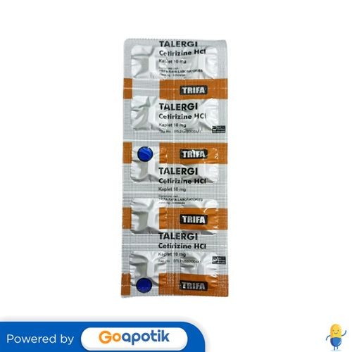 Jual Talergi 10 Mg Strip 10 Kaplet | Shopee Indonesia