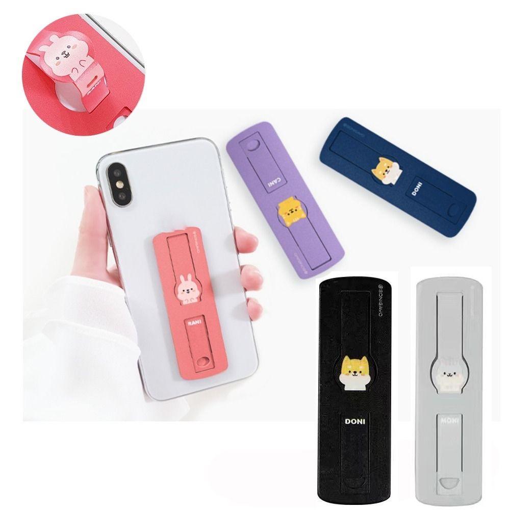 Jual Finger Ring Phone Holder Wrist Band Hand Band Finger Grip Push ...