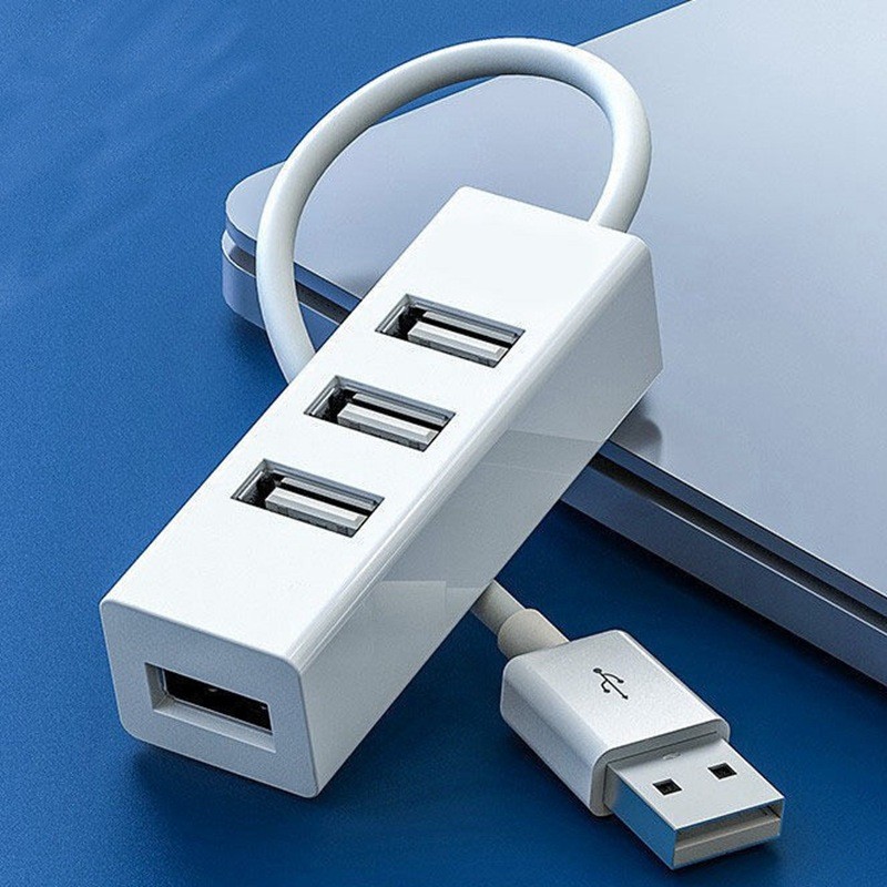 Jual Hub USB Multi 2.0 Hub USB Splitter Power Adapter High Speed 4 Port
