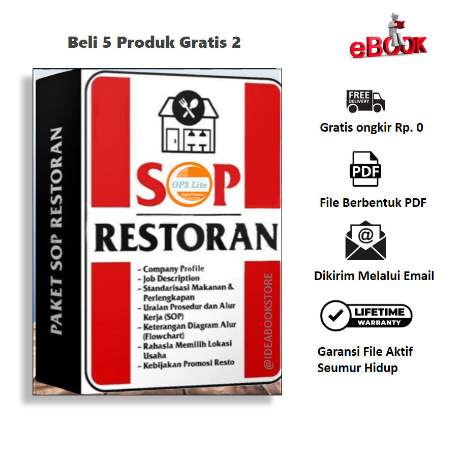 Jual F - Paket SOP RESTORAN - Standar Operasional Prosedur Usaha ...