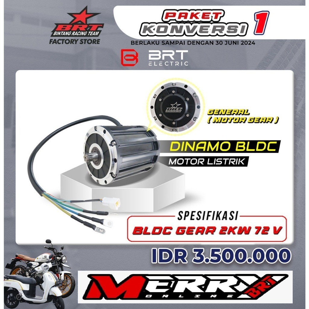 Jual Dinamo Bldc Gear Matic Kw Watt Volt Motor Listrik Brt Shopee Indonesia