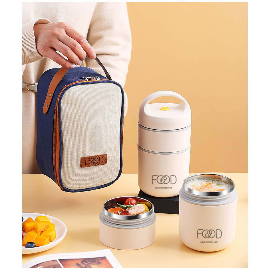 Jual LOVE KITCHEN LIFE Kotak Makan Tahan Panas Lunch Box | Shopee Indonesia