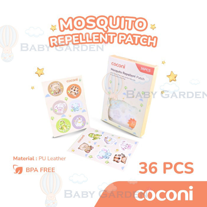 Jual Coconi mosquito repellent patch stiker anti nyamuk aman untuk bayi
