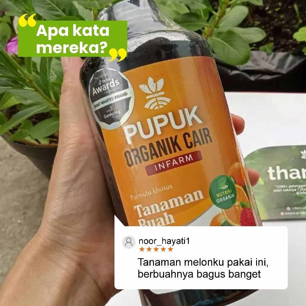 Jual Infarm Pupuk Organik Cair Tanaman Buah Bunga Ml Poc Kompos Shopee Indonesia