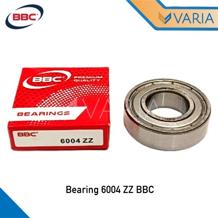 Jual Bearing 6004 ZZ BBC 20 x 42 x 12 mm Laher Tutup Plat Besi Double ...