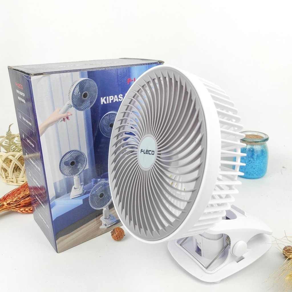 Jual KIPAS ANGIN JEPIT FLECO 3IN1 PORTABLE TEMPEL DINDING F22