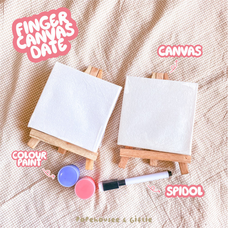 Jual Finger Canvas Date Set Pacar Teman Anak Hampers Hadiah Couple ...