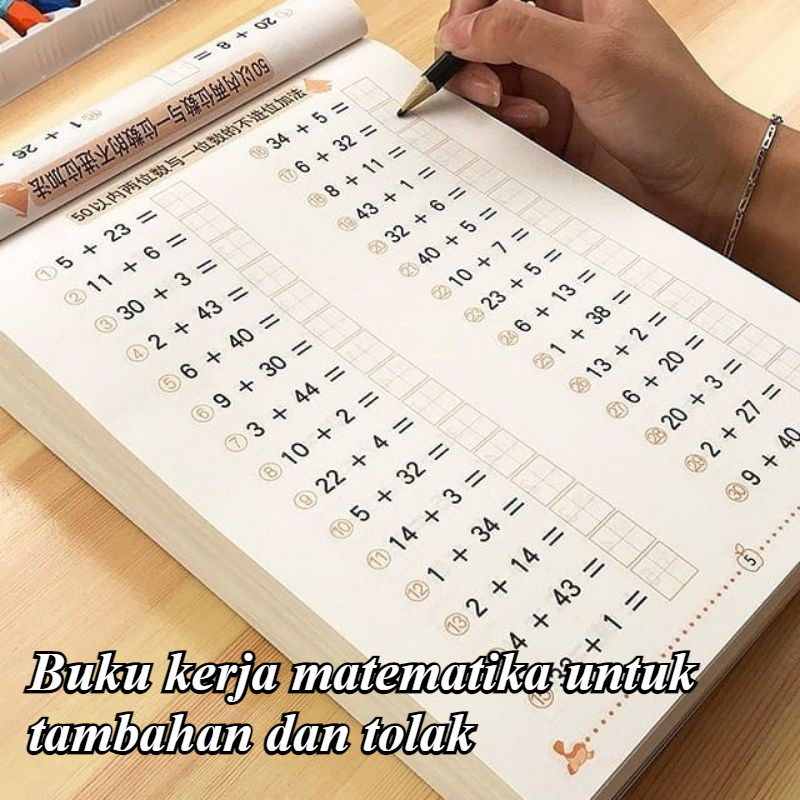 Jual Soal latihan penjumlahan dan pengurangan dalam jarak 100,Buku ...