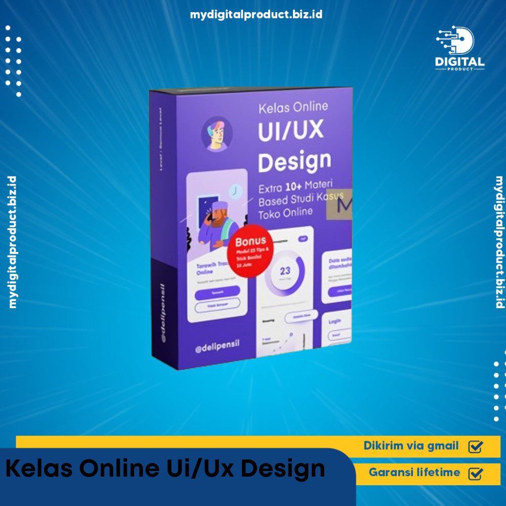 Jual Ecourse UI UX Desain - Belajar UI Web Design - Materi Video ...