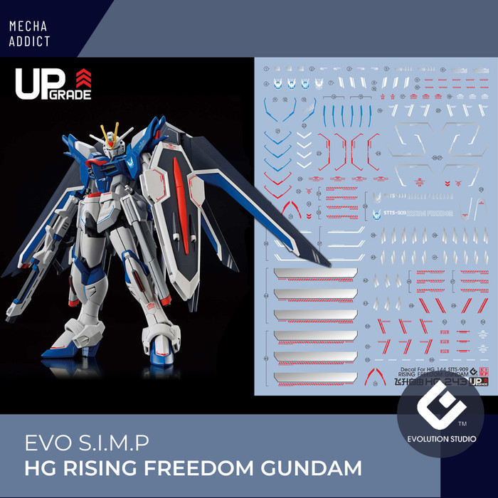 Jual Water Slide Decal HG Rising Freedom Gundam by EVO SIMP | Shopee ...