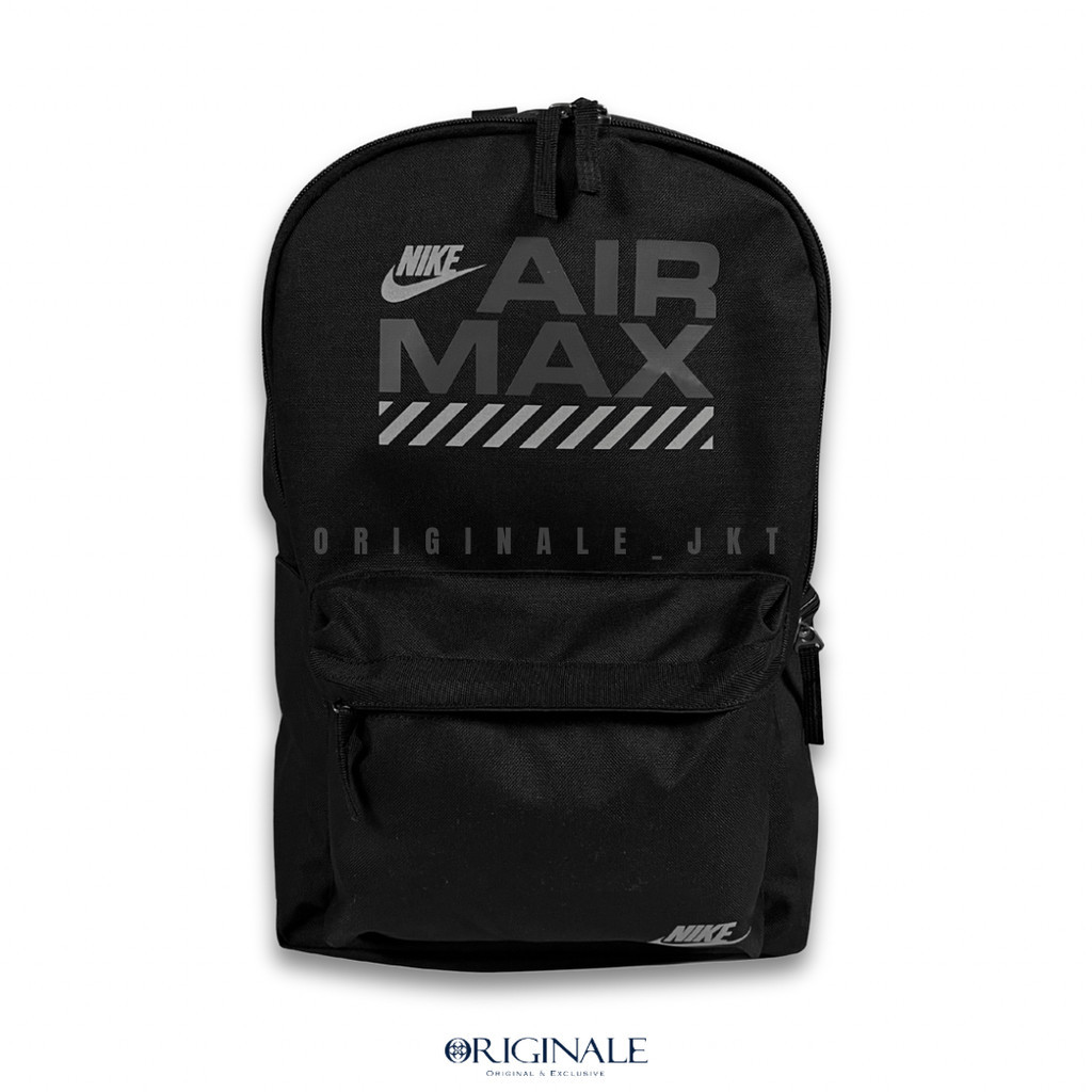 Tas Backpack Pria Air Max Heritage Backpack by NIK Black