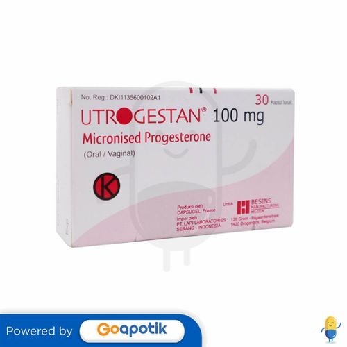 Jual Utrogestan 100 Mg Box 30 Kapsul | Shopee Indonesia