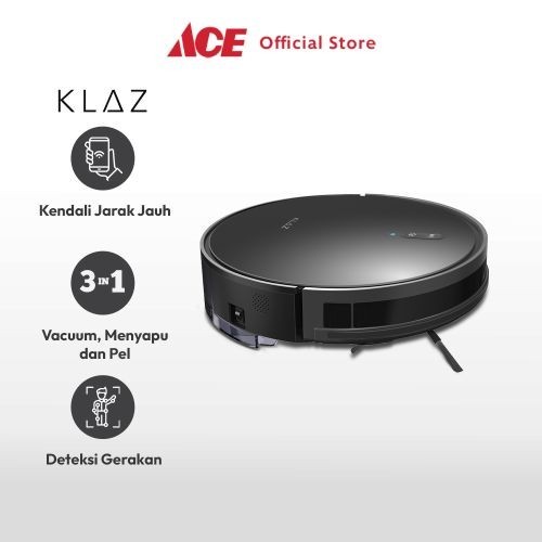 Jual Ace Klaz Pembersih Lantai Robotik Hitam Automatic Floor Cleaner Mopping Robot Smart Home 7700