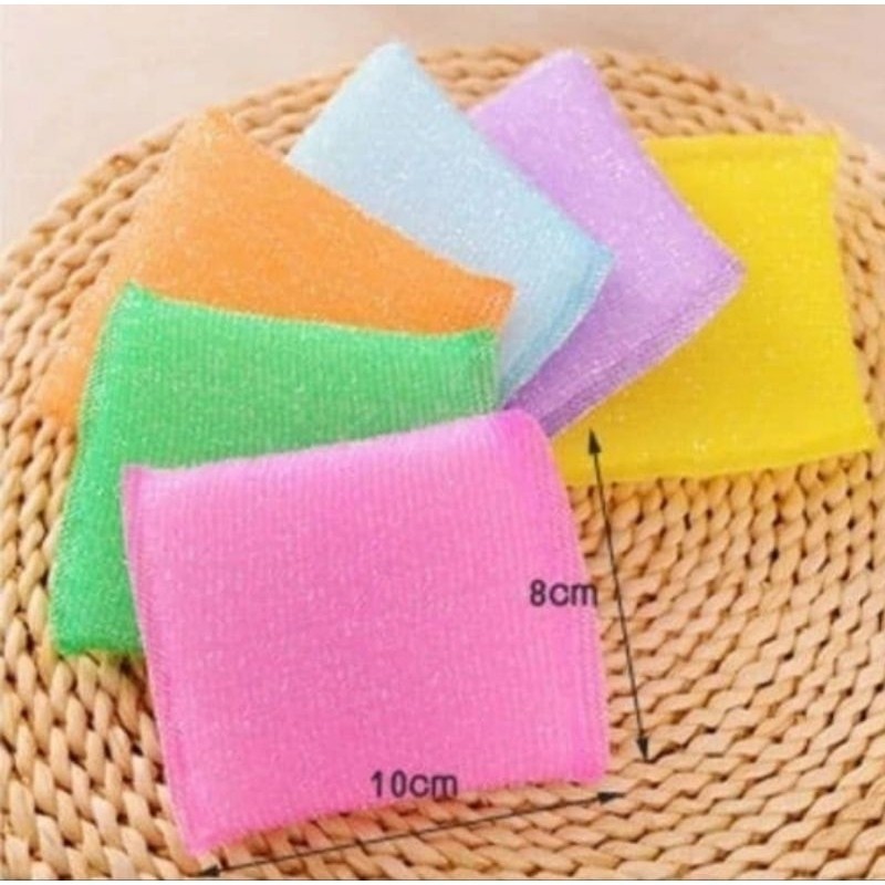 Jual SPON BANTAL UNTUK CUCI PIRING/SPONGE TAPAS BANTAL/SPON DAPUR WARNA ...