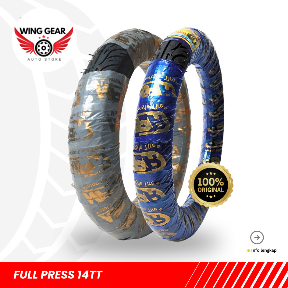Jual Ban Motor Matic 1 Pasang Luar Ring 14 Ukuran 80/90 dan 90/90 Ban
