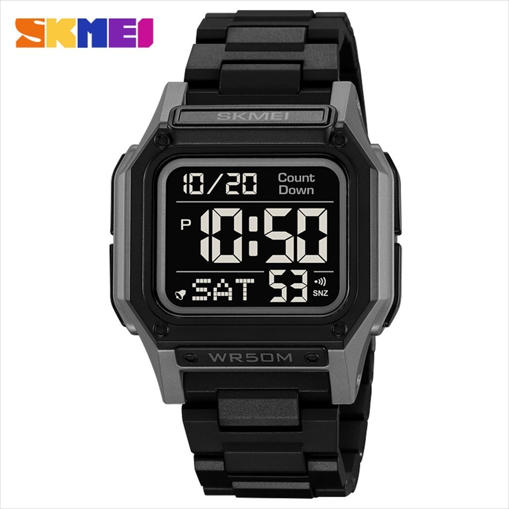 Jual Jam Tangan Pria Digital SKMEI 2264 Rubber Water Resist Original Shopee Indonesia