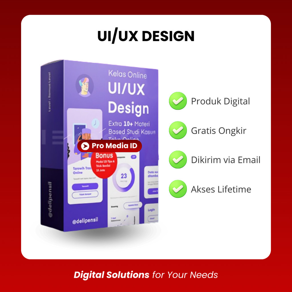 Jual UI/UX Design Course Belajar Desain dari Nol | Shopee Indonesia