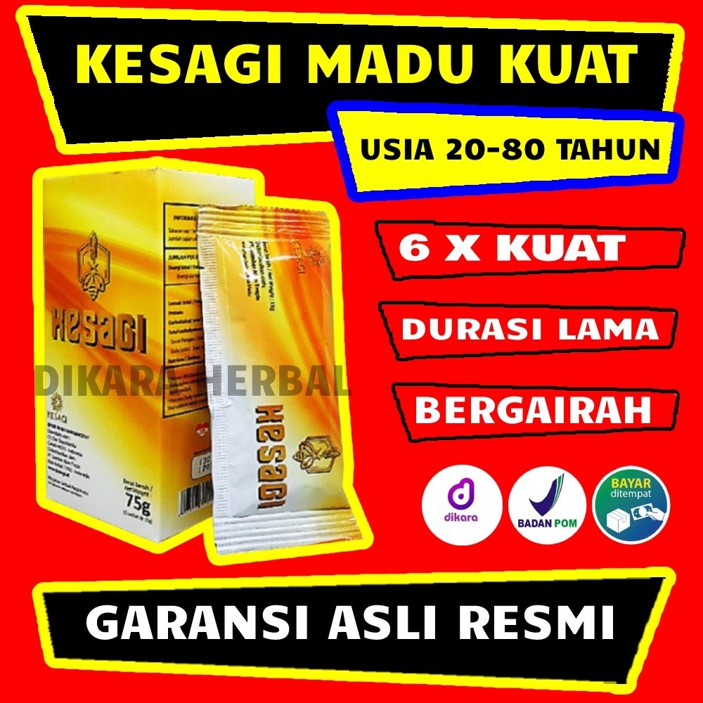 Jual Kesagi Kosagi Hesagi Kasogi Madu Herbal Obat Tahan Lama Ejakulasi Dini Obat