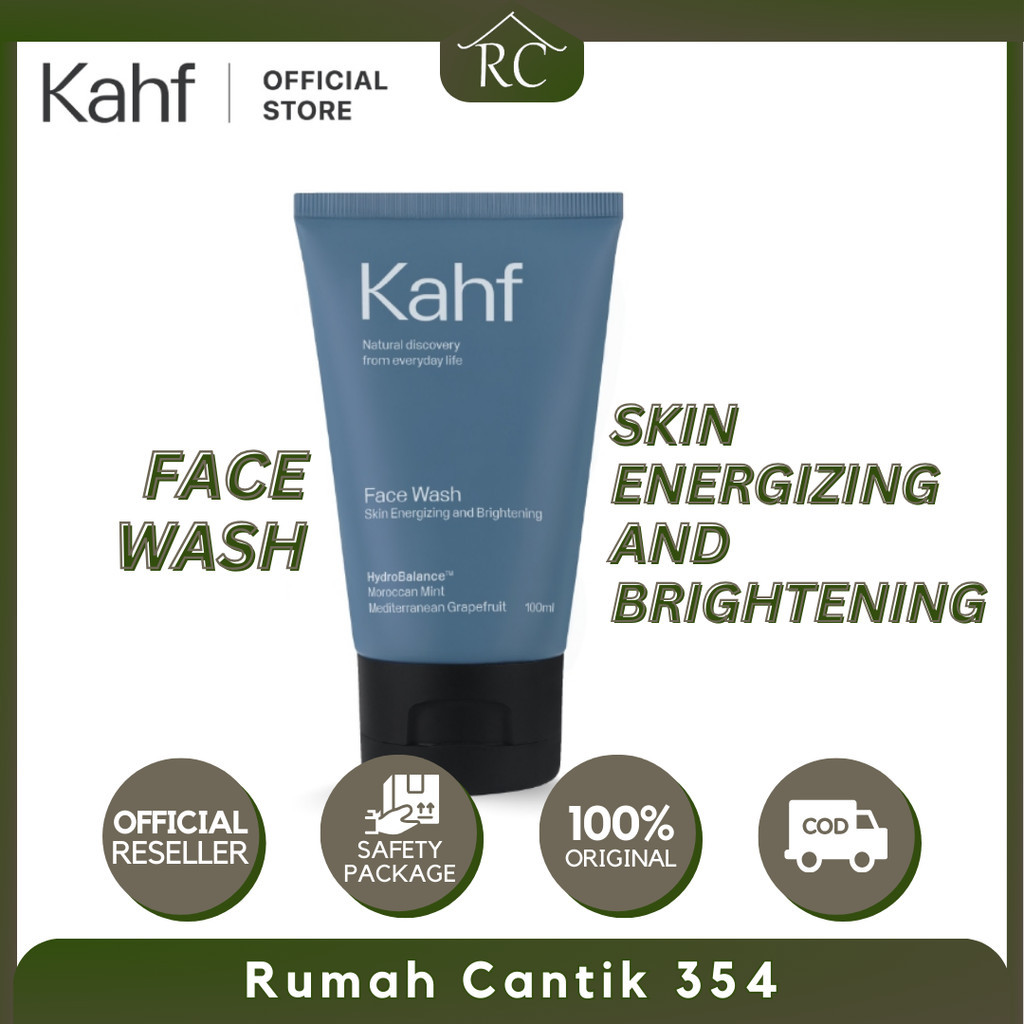 Jual KAHF for MEN Skin Energizing and Brightening Face Wash 100ml
