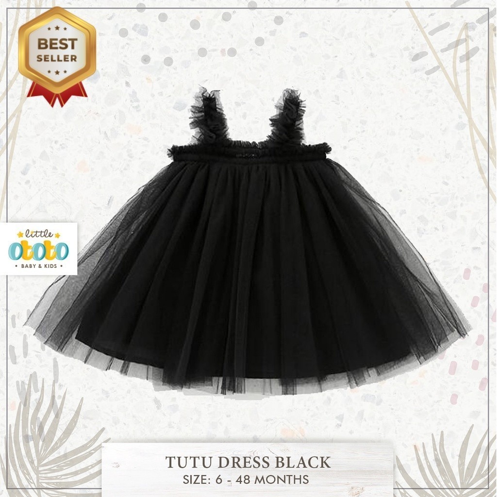 Jual 0-4th DRESS TUTU BLACK HITAM KOREA IMPORT - Baju Bayi Anak Gaun ...