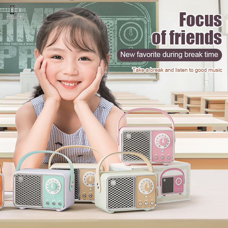 Jual SPEAKER RETRO VINTAGE CLASSIC SPEAKER MINI HM11 Bluetooth Wireless ...