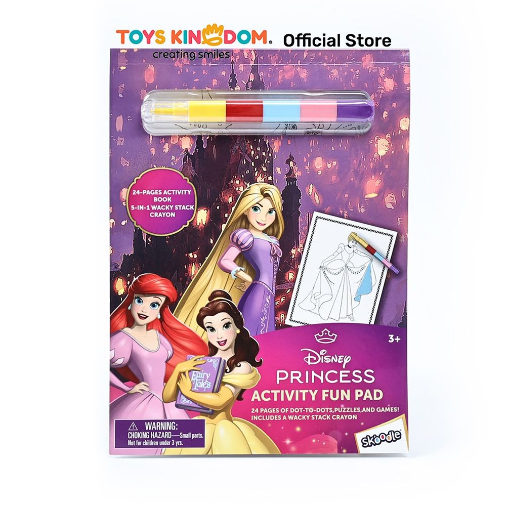 Jual Toys Kingdom Red Ridge Set Activity Fun Pad Crayon Disney Princess ...