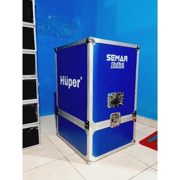 Jual Hardcase - Flightcase Speaker HUPER AK15A / HA400 HPL Biru - Best ...