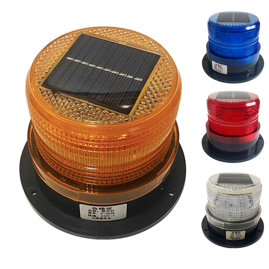 Jual Solar Warning Light LED Automatic Sensor Magnetic Police Strobe ...