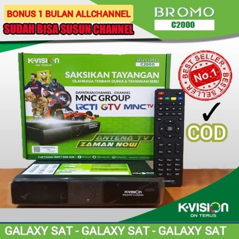 Jual Receiver Parabola Kvision Bromo C2000 HD Kvision Bromo C2000