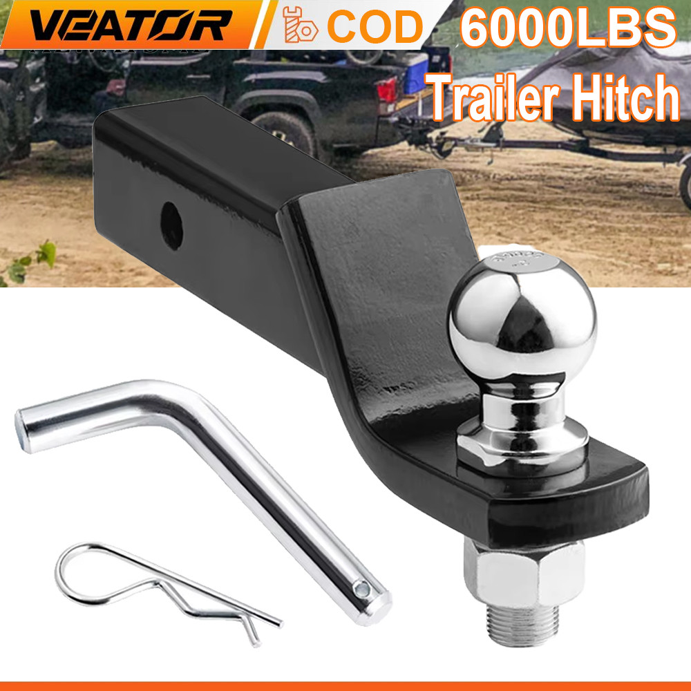 Jual 6000LBS 2 inci Trailer Hitch Ball Mount railer Hitch Mount Towing ...