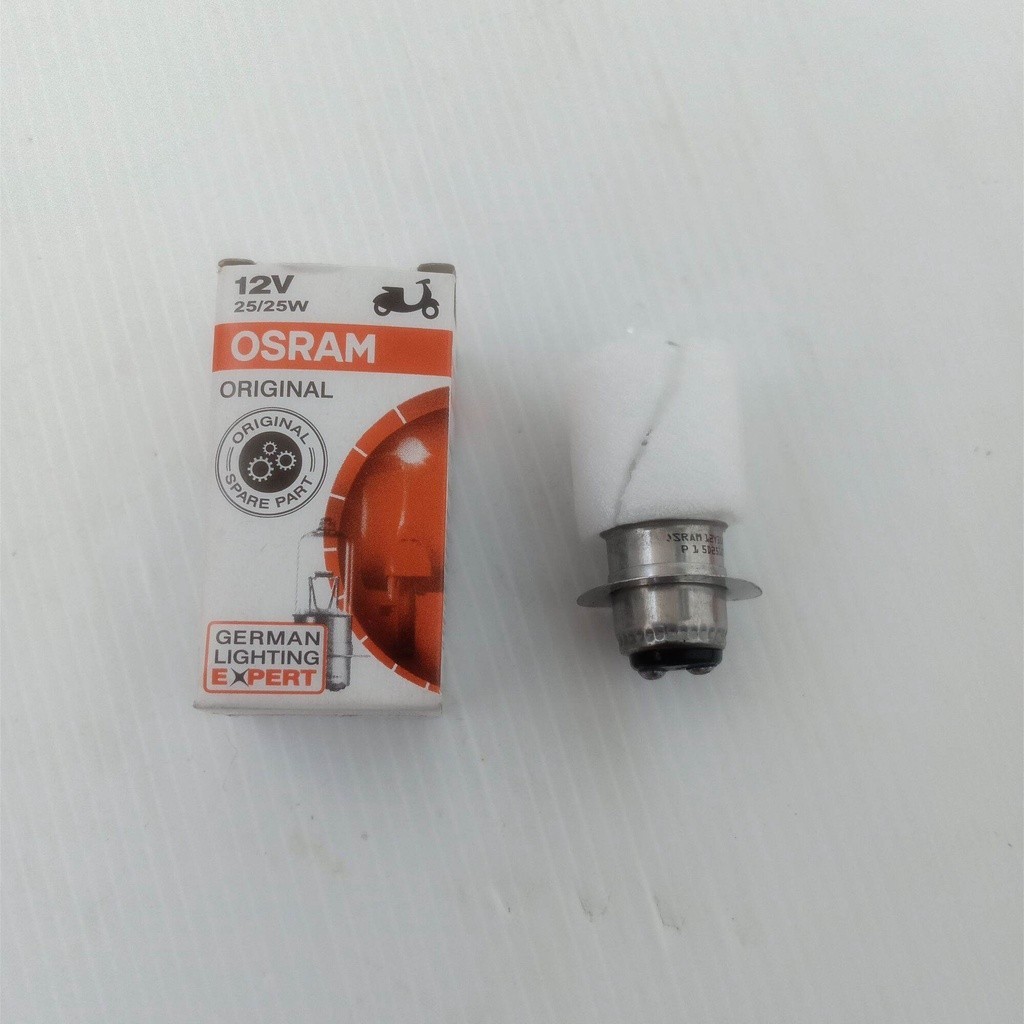 Jual Headlamp Lampu Bohlamp Osram kuning Hangat Warm White Motor H6 ...