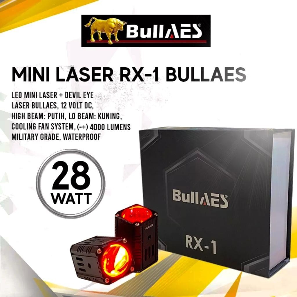 Jual FLASH SALE LAMPU LED MINI LASER RX-1 28 WATT MERK BULLAES | RX1 ...