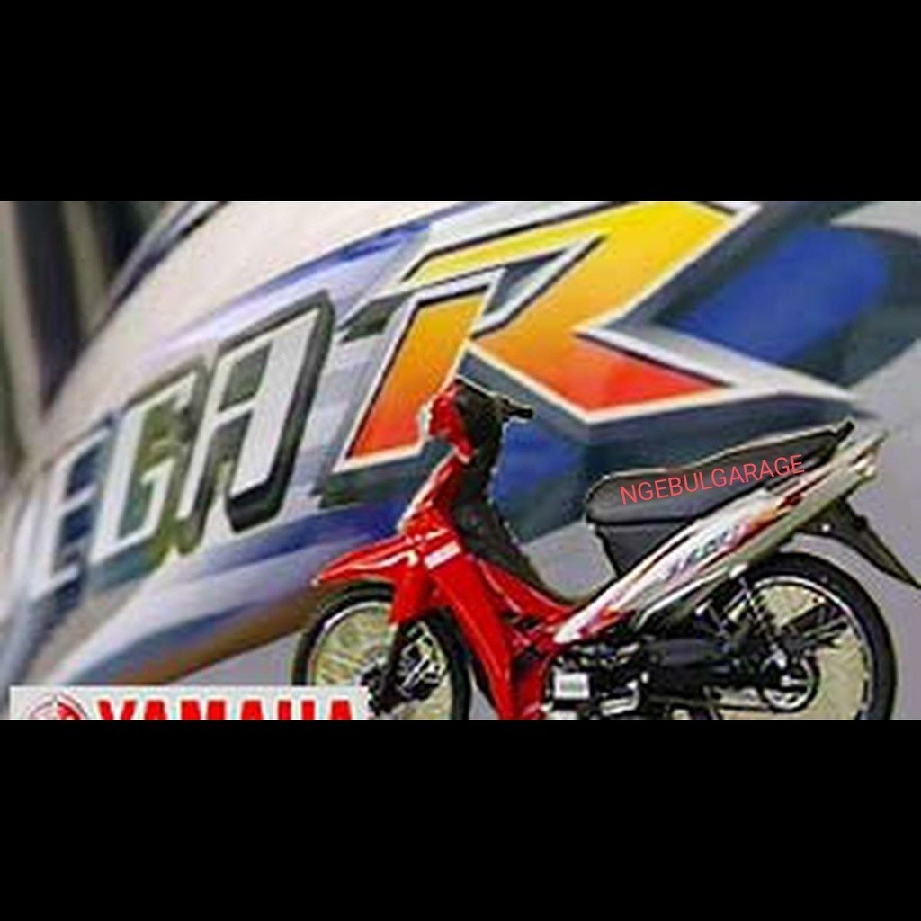 Jual Stiker Vega R 2006 Striping YAMAHA IMI MERAH SILVER KUNING ...