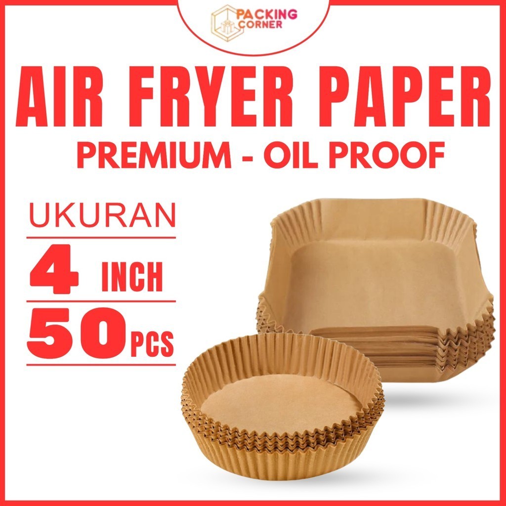 Jual Kertas Alas Air Fryer Paper Pcs Disposable Papertoast Bulat