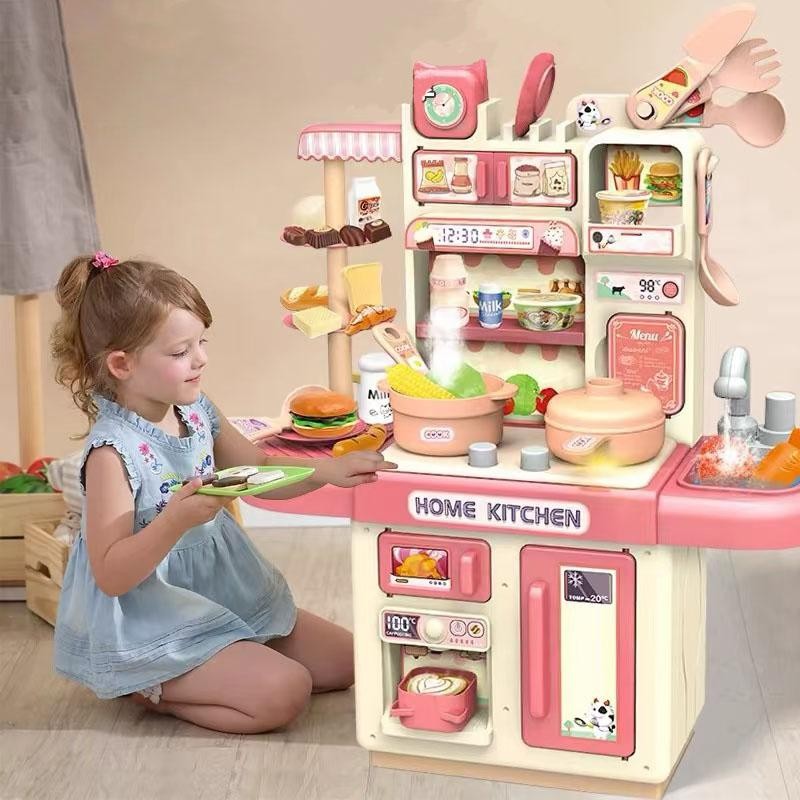 Jual 34PCS Mainan Masak Masakan Meja Dapur Anak Kitchen Set Cooking Set ...