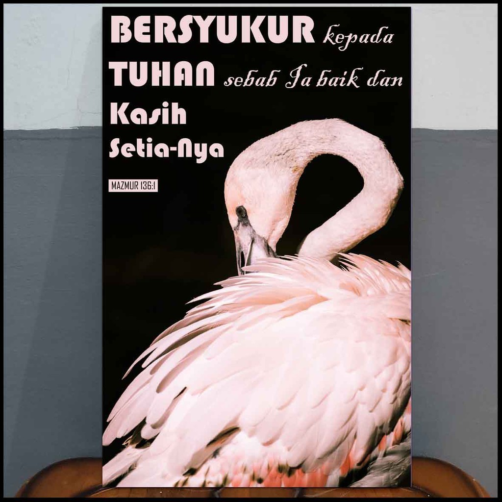 Jual Hiasan Dinding Pajangan Dekorasi Ruangan Ayat Alkitab Mazmur Bersyukur Pa1 Shopee Indonesia 0965