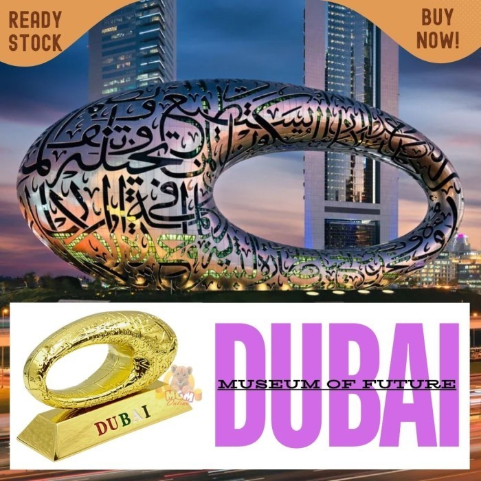 Jual Souvenir Dubai museum of future Meja EMAS PREMIUM Oleh-Oleh ...