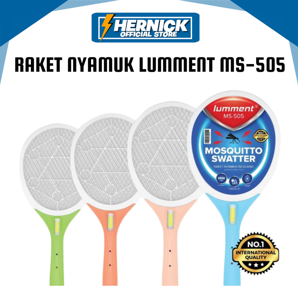Jual Raket nyamuk lumment 505 raket nyamuk swatter charge cas charger ...