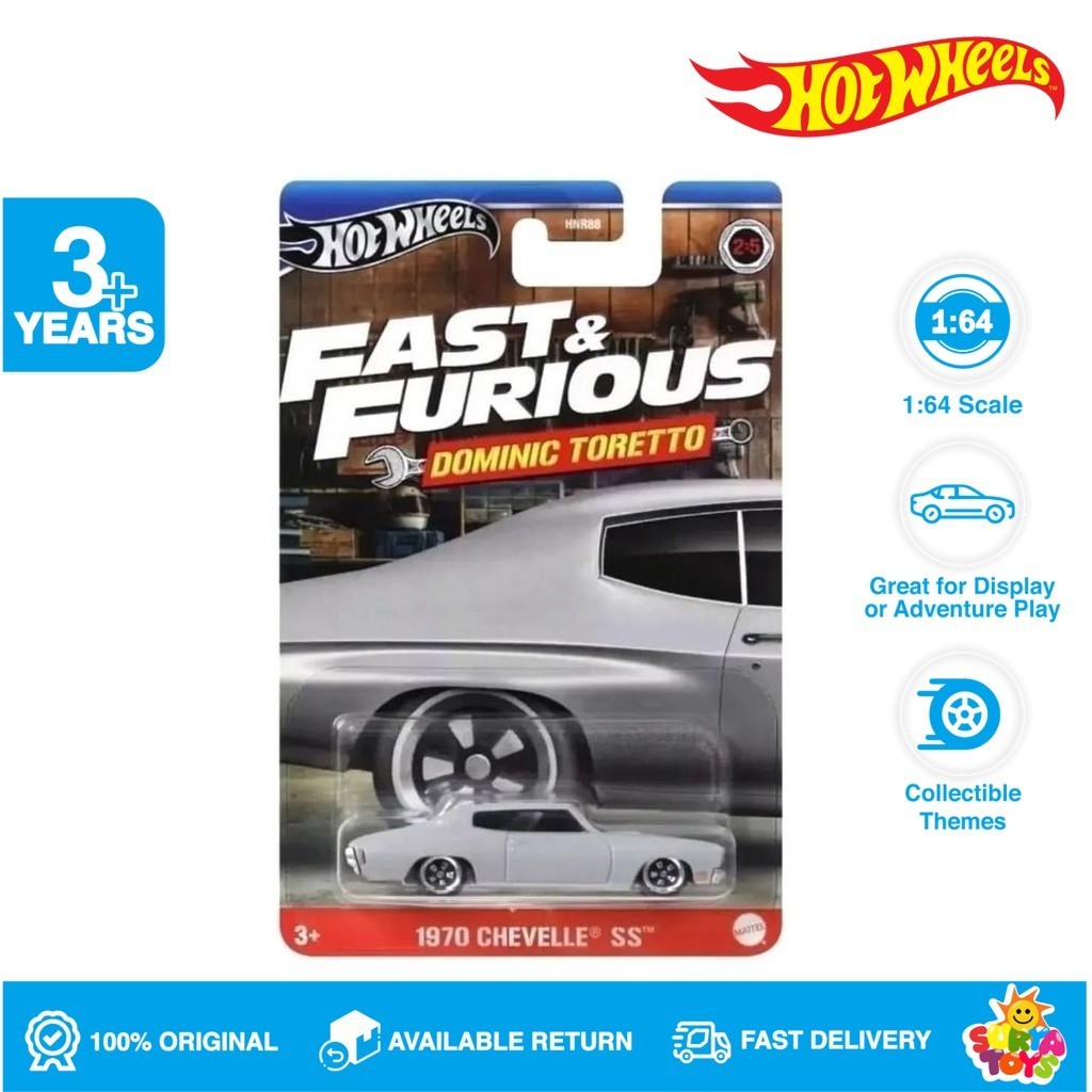 2024 HOT WHEELS Fast & Furious Dominic Toretto lot complet de 5