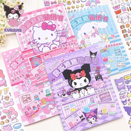 Jual SANRIO QUIET BOOK DIY / BUKU STIKER DIY SANRIO / BUKU MAINAN ANAK ...