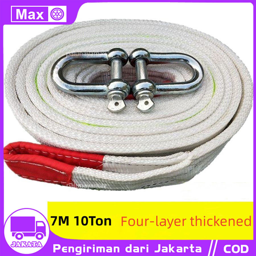 Jual 10 Ton Car with Trailer Rope Car Rescue Traction Rope Off-road ...