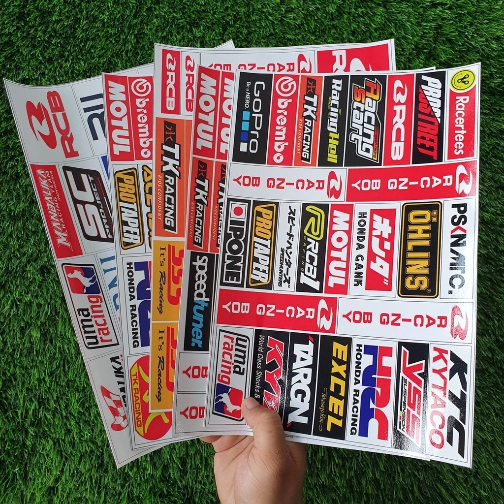 Jual Sticker Pack Racing Stiker Motor harga perlembar | Shopee Indonesia