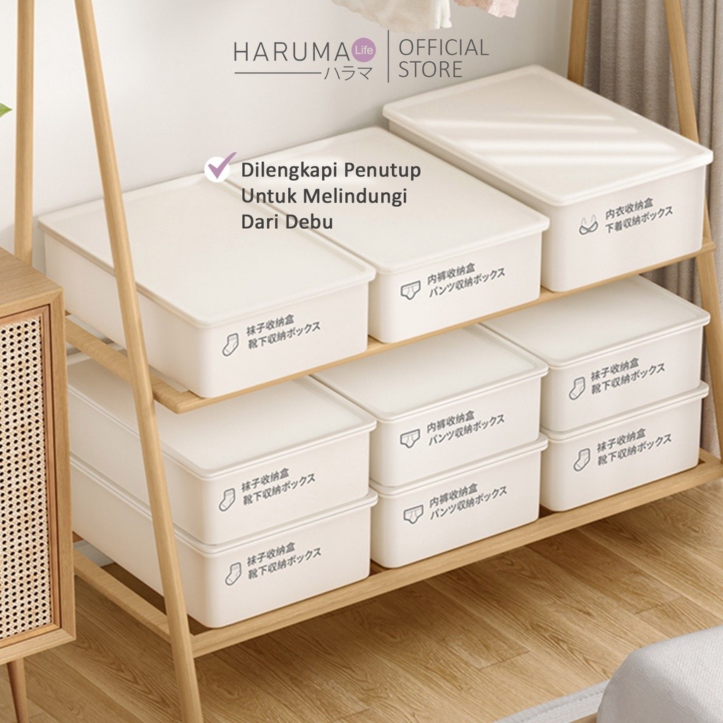 Jual HRM - Storage Box Underware / Kotak Penyimpanan / Kotak Simpan ...