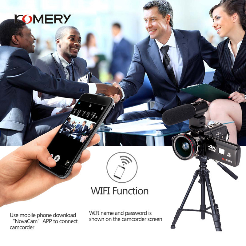 Jual HD Video Camera 4K Vlogging Camcorder For Youtube Live Stream WIFI